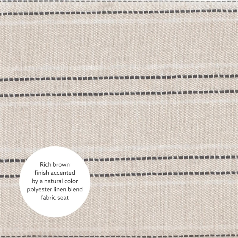 Linon Claridge Backless 26.5