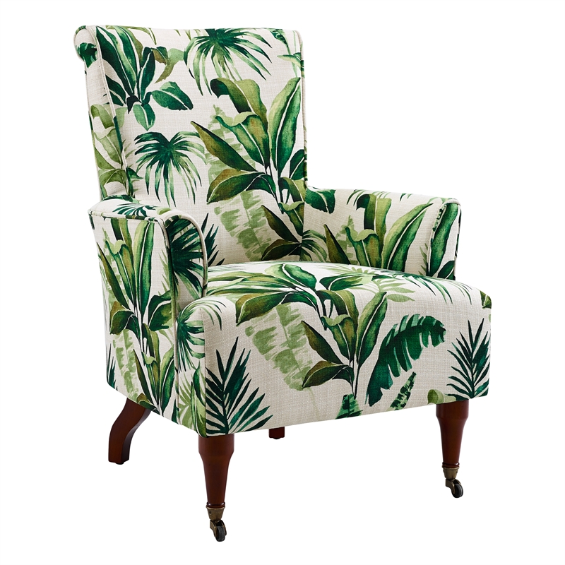 leaf pattern chair