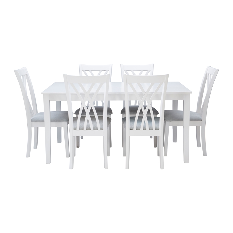 gisella 7 piece dining set