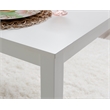 Linon Maggie Seven Piece Dining Set with Upholstered Fabric Seats in White Wood