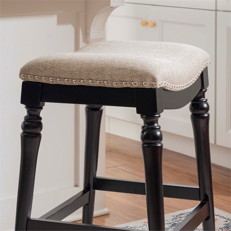 CHITA High Swivel Counter Height Bar Stools with Back, Set