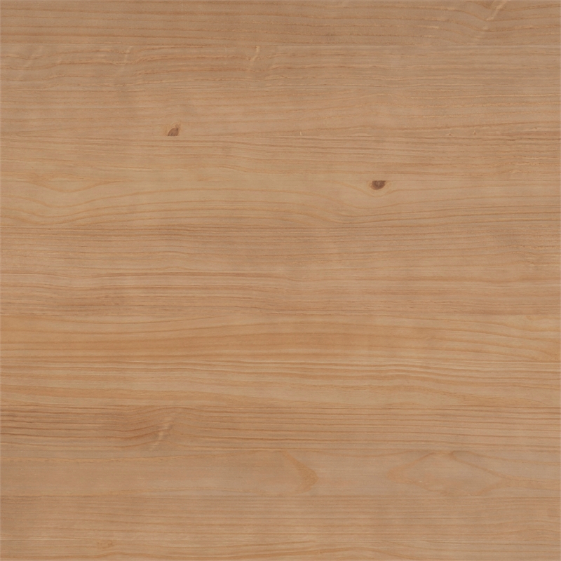 Linon Larson Pine Wood Double Pedestal Dining Table in Rustic Honey Brown