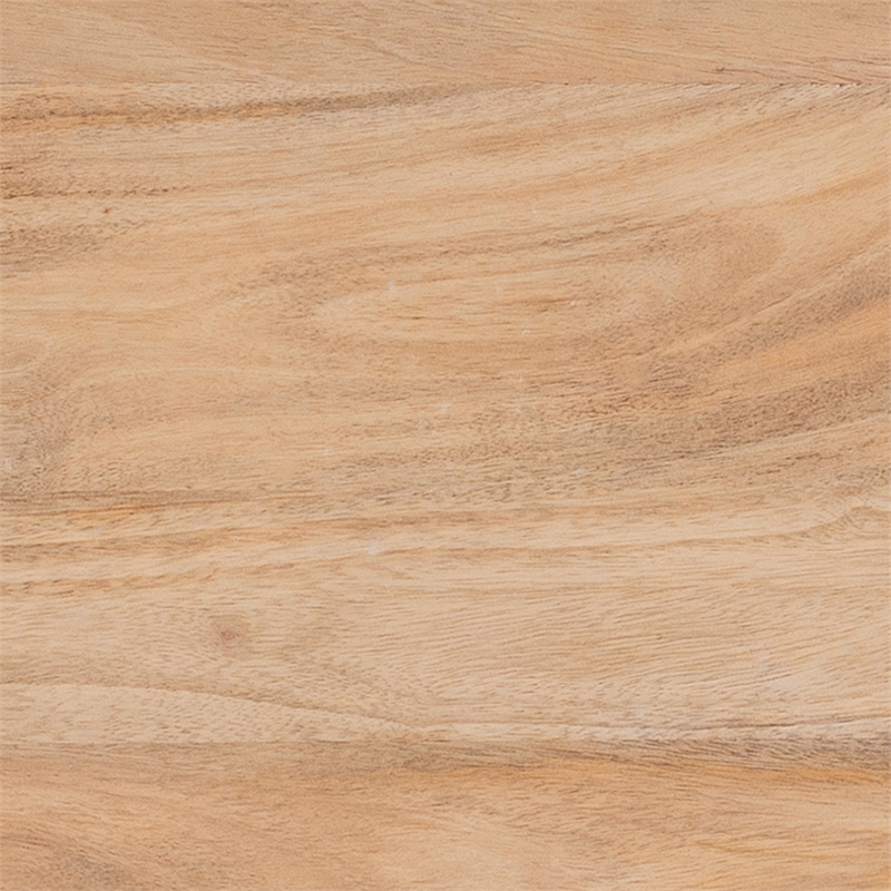 Linon Josie Wood 3 Drawer Cabinet Cane Detailing Gold Metal Base in Natural