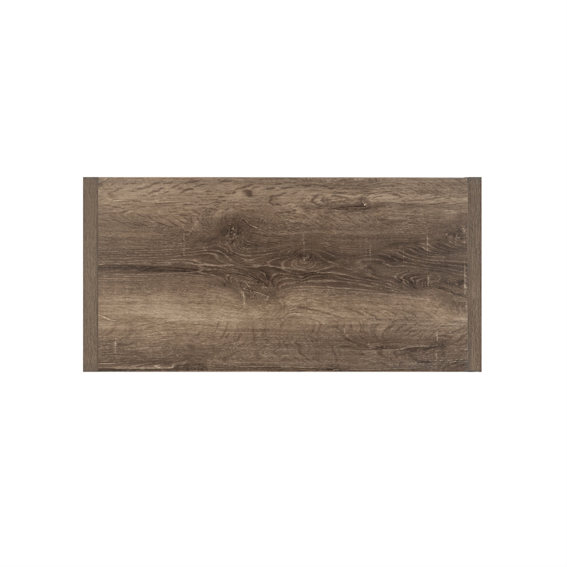 Linon Lane Four Cubby Storage Cabinet with Open Back in Gray Wood