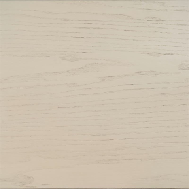 Linon Willow 2 Tone Dining Table in Smokey White and Dark Gray Stained Wood