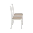 Linon Willow Wood Set of Two Dining Side Chairs in Brown