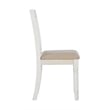 Linon Willow Wood 6 Piece Dining Set with Bench in Vanilla White/Honey