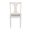 Linon Willow Wood 6 Piece Dining Set with Bench in Vanilla White/Honey