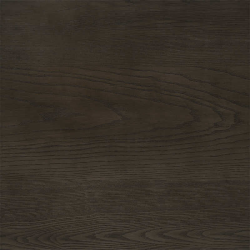 Linon Jane 2 Tone Wood Dining Table in Smokey Gray Top and Vanilla White Base