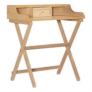 linon cade wooden folding desk