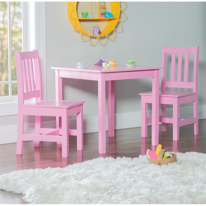 pink kids table