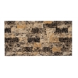 Linon Tifton Five Piece Wood Faux Marble Tavern Set in Espresso
