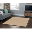 Linon Athena Machine Tufted Wool 5'x8' Rug in Sisal and Green
