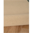 Linon Athena Machine Tufted Wool 5'x8' Rug in Sisal and Green