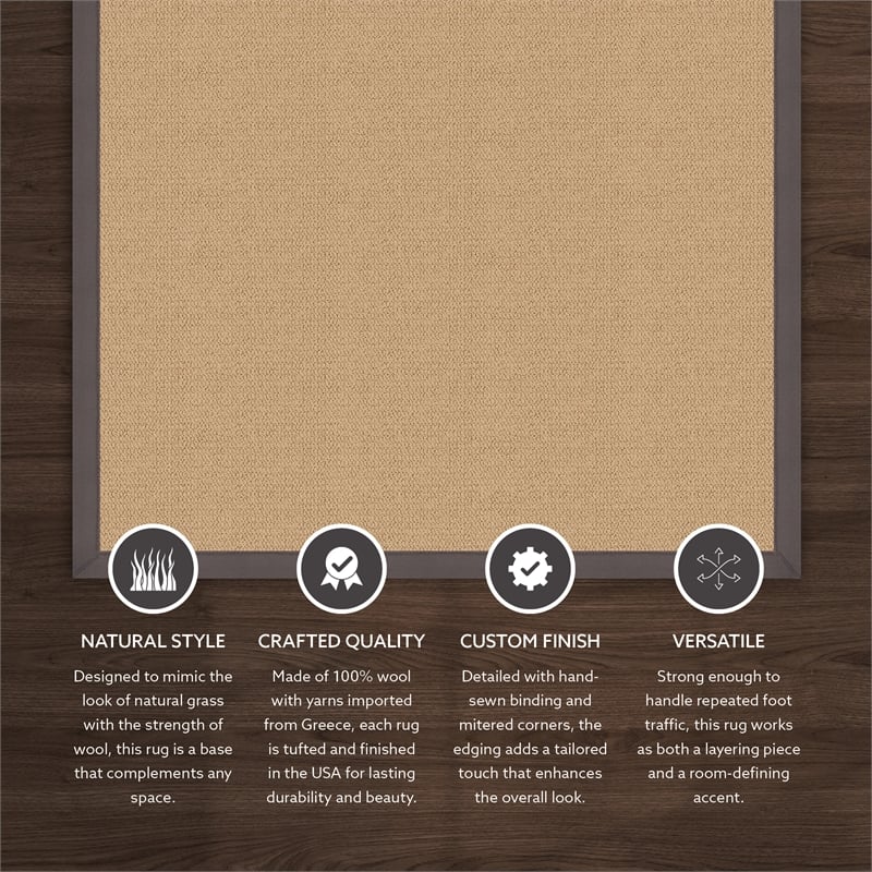 Linon Athena Machine Tufted Wool 9'10