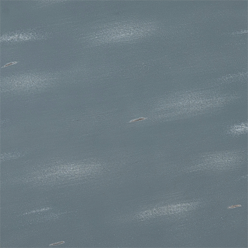 Linon Opal Distressed Wood Coastal Canoe Paddle Side Table in Gray