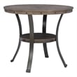 Linon Franklin Wood and Steel Counter Height 42