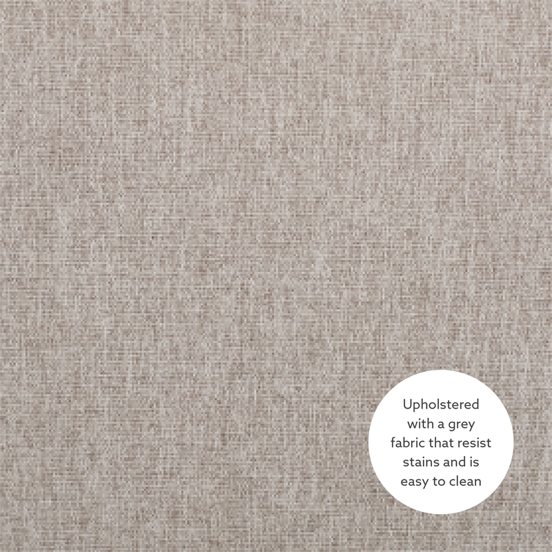 Linon Franklin Metal Upholstered Set of Two Dining Side Chairs in Pewter