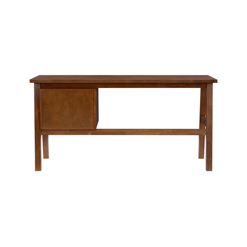 linon walnut desk