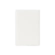 Linon Claridge Backless Bar Stool White Faux Leather Seat Wood Frame in White