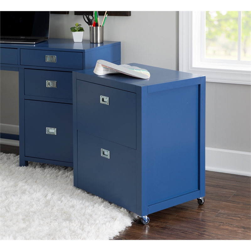 navy filing cabinet