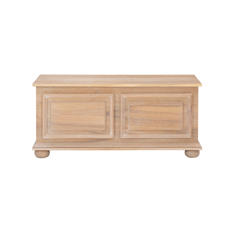Linon Chadwick Traditional Cedar Chest in Natural Finished Wood