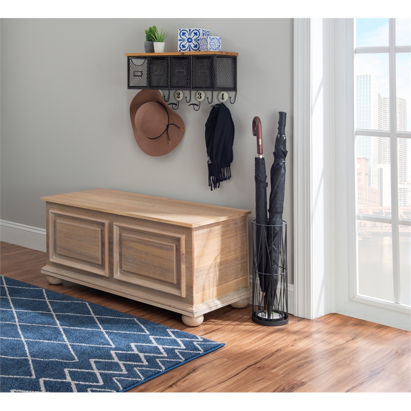 Linon Chadwick Traditional Cedar Chest in Natural Finished Wood