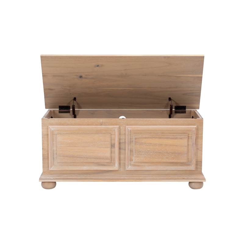 Linon Chadwick Traditional Cedar Chest in Natural Finished Wood