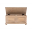 Linon Chadwick Traditional Cedar Chest in Natural Finished Wood