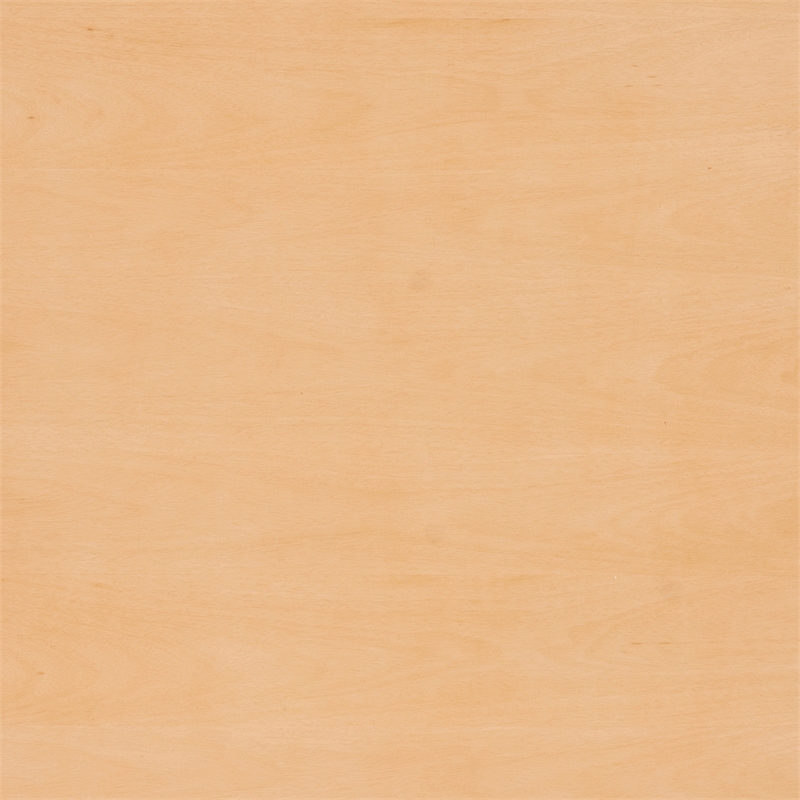 Linon Patty Mid Century Dining Table with Tapered Legs in Natural Brown Wood