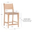 Linon Patty Wood 24