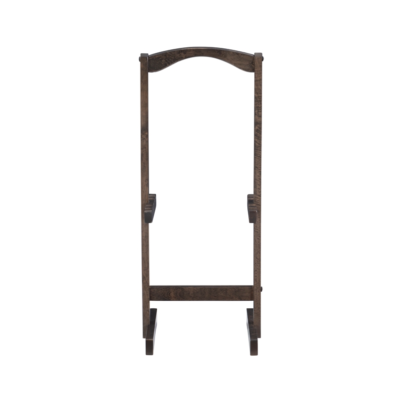 Linon Lisbon Five Piece Plank-Style Top Tray Table Set in Rustic Gray Wash Wood