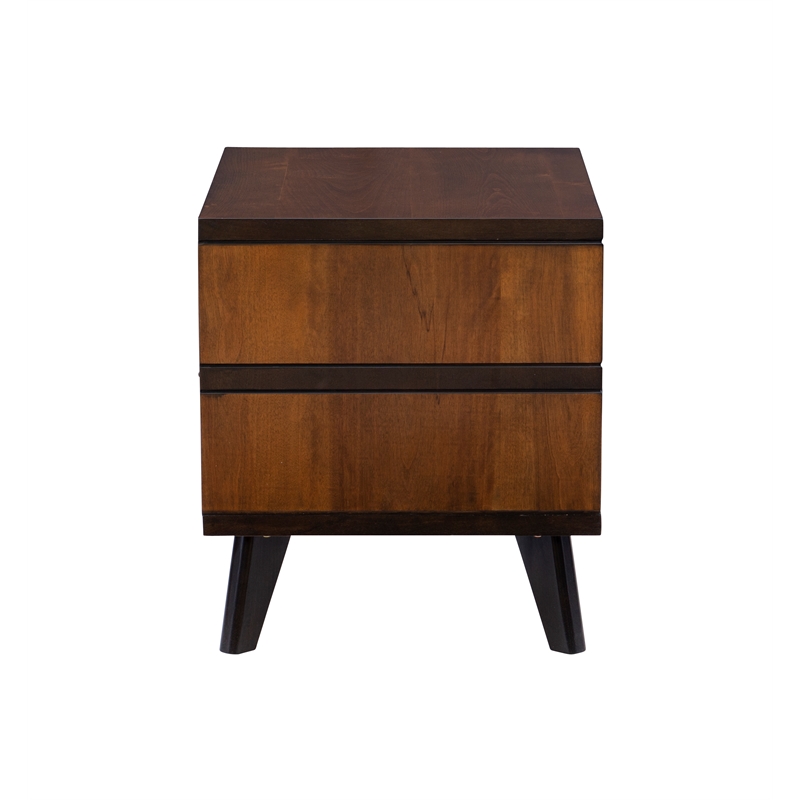 walnut brown nightstand