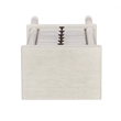 Linon Esther Wood Jewelry Armoire in Off White