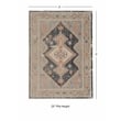 Linon Great Zero Harlon Machine Made Polyester 2'x3' Rug in Ivory