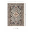 Linon Great Zero Marle Machine Made Polyester 3'x5' Rug in Ivory