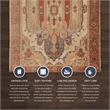 Linon Great Zero Garron Machine Made Polyester 2'x3' Rug in Ivory