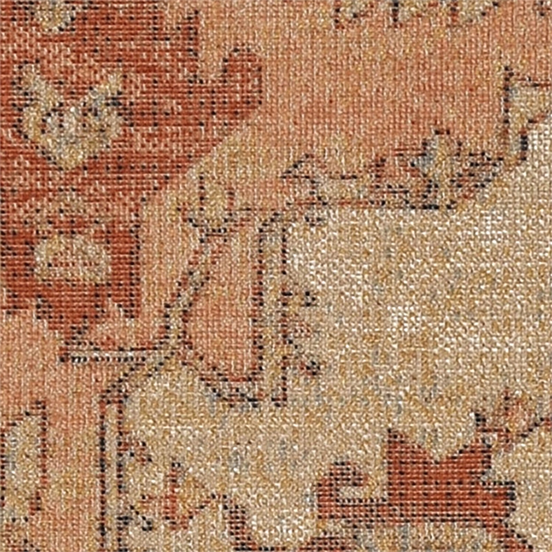 Linon Great Zero Garron Machine Made Polyester 8'x10' Rug in Ivory