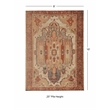 Linon Great Zero Garron Machine Made Polyester 8'x10' Rug in Ivory