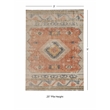 Linon Great Zero Barlow Machine Made Polyester 3'x5' Rug in Ivory