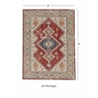 Linon Great Zero Koble Machine Made Polyester 8'x10' Rug in Ivory