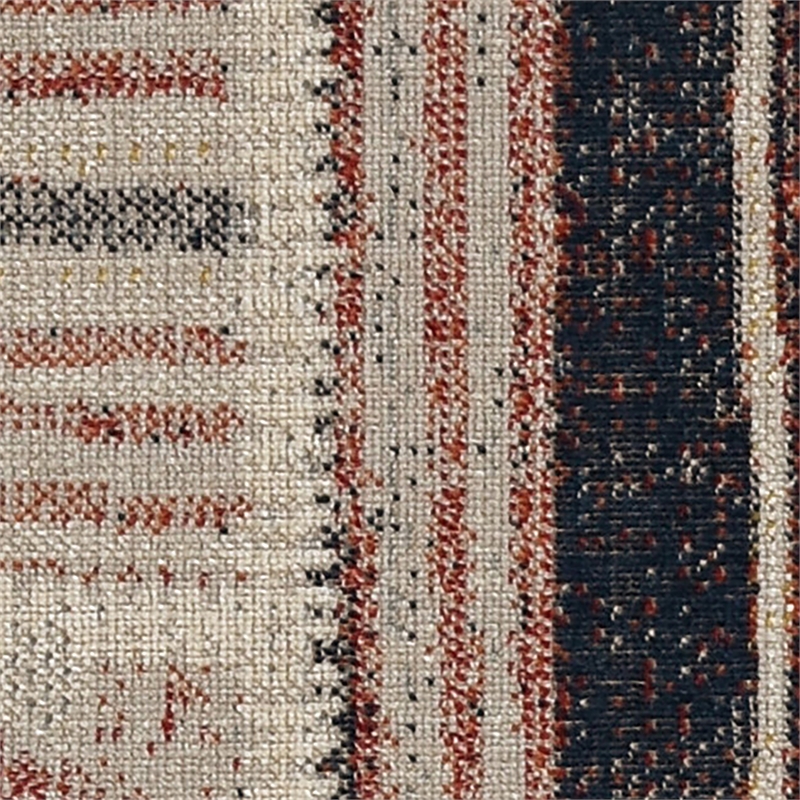 Linon Great Zero Giles Machine Made Polyester 3'x5' Rug in Ivory