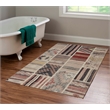 Linon Great Zero Giles Machine Made Polyester 3'x5' Rug in Ivory