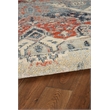 Linon Great Zero Anlow Machine Made Polyester 2'x3' Rug in Ivory