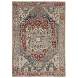 Linon Great Zero Anlow Machine Made Polyester 2'x3' Rug in Ivory