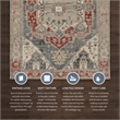 Linon Great Zero Anlow Machine Made Polyester 3'x5' Rug in Ivory