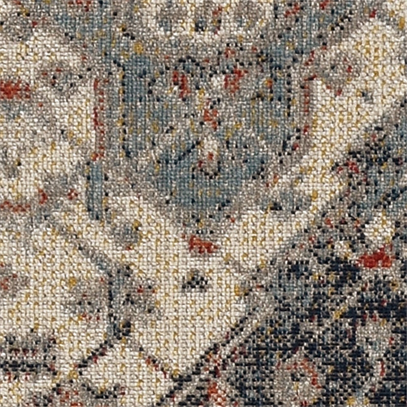 Linon Great Zero Anlow Machine Made Polyester 8'x10' Rug in Ivory