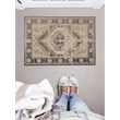 Linon Great Zero Stiles Machine Made Polyester 2'x3' Rug in Ivory