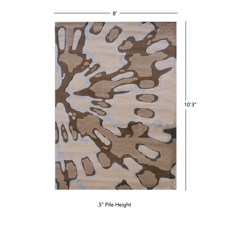 Linon Miso Tybee Machine Made Polypropylene 8'x10'4