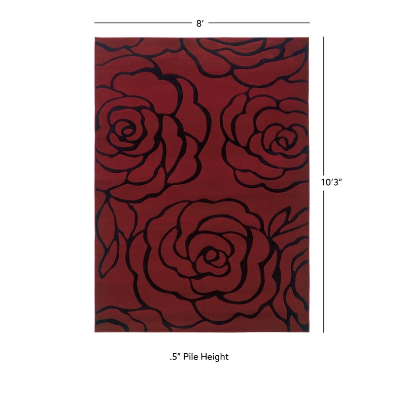 Linon Miso Mimi Machine Made Polypropylene 8'x10'4